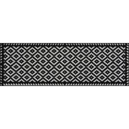 Tabuk Black & White 060x180 cm szennyfogó szőnyeg