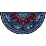 Yara turquoise-red H42x085 cm szennyfogó szőnyeg