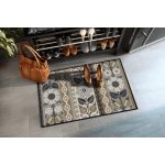Bohemian Stripes taupe 050x075 cm szennyfogó lábtörlő